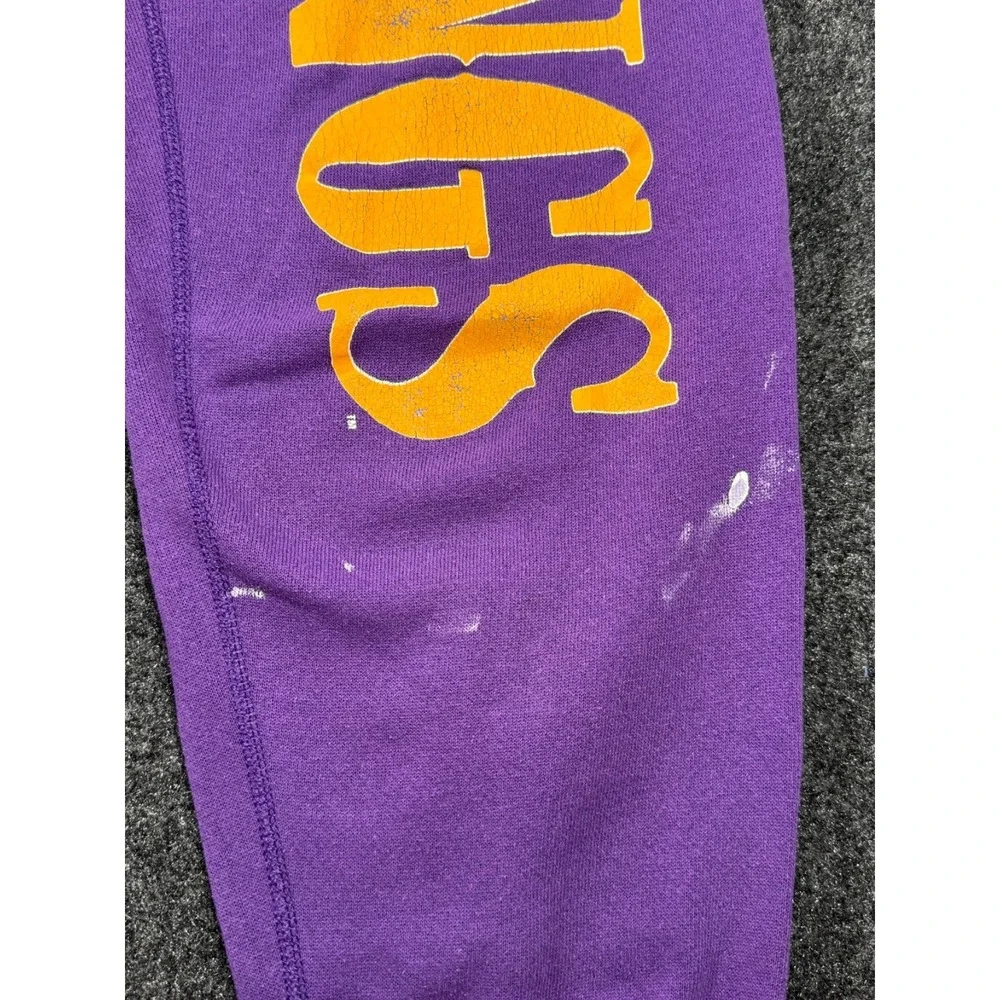 VTG Minnesota Vikings Sweatpants XL USA Artex Jostens NFL Purple 80s 90s